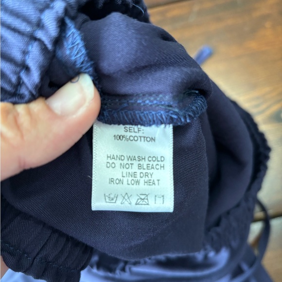 ee:some Perfect Joggers Comfy Flowy Navy Blue Womens Large Boutique - Picture 7 of 11
